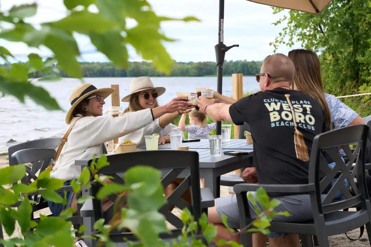 Patio on the beach at Westboro
