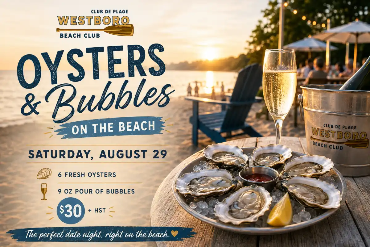 Westboro Beach Club Oysters and Bubbles